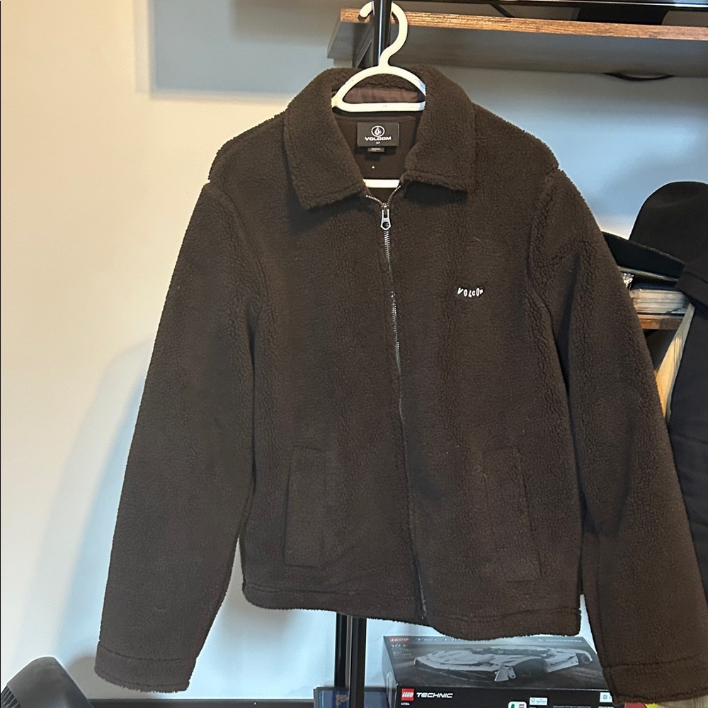 Volcom Brown detroit style Jacket